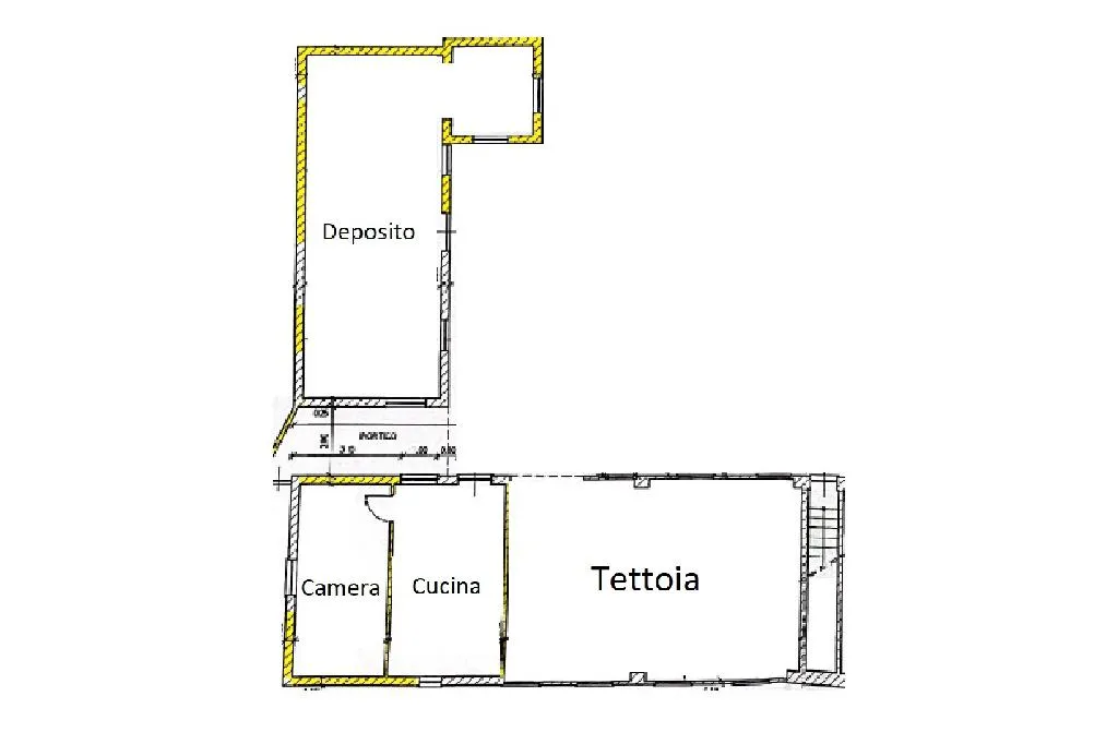 Plan - Rustic House with Private Garden in Sanfront