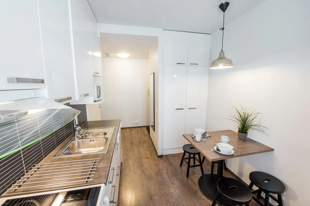 Cucina - Scandinavian Apartment with Balcony in Kamppi