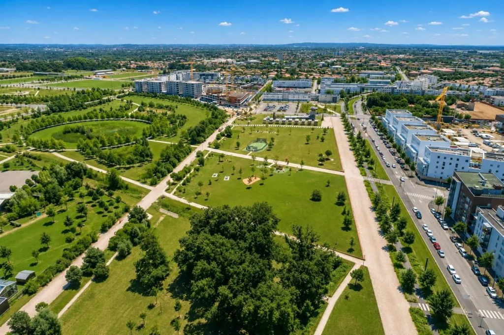 Vista aerea - Apartment with Terrace in Blagnac