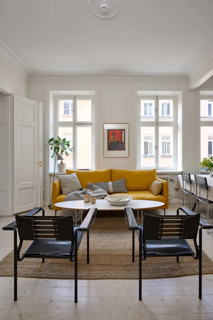 Séjour - Charming Flat with High Ceilings in SoFo