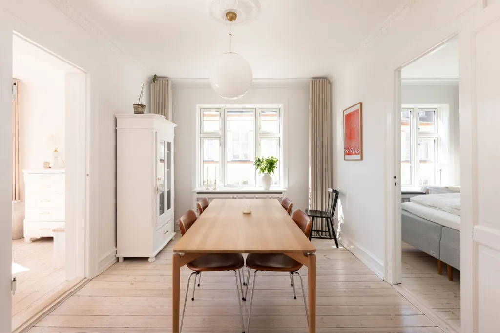 Salle à manger - Turnkey Flat with Historic Charm in Copenhagen Ø