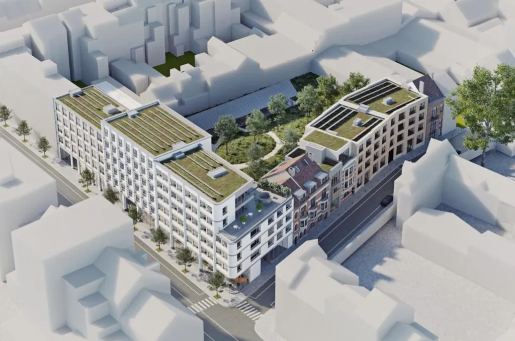Vista aerea - Luxury Apartment with Terrace in Ixelles