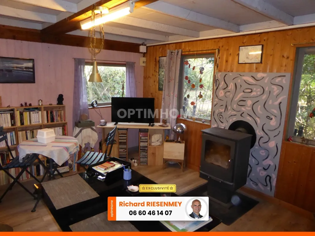 Soggiorno - Chalet with Covered Terrace in Saint Chéron