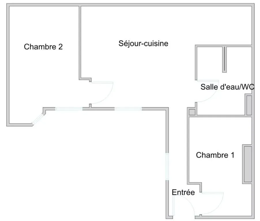 Plan - Luxury Apartment in Marais, Paris