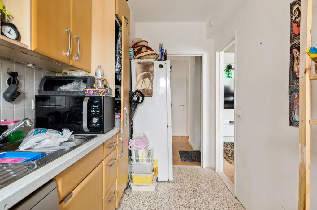 Köök - Spacious Apartment with Terrace in Berchem