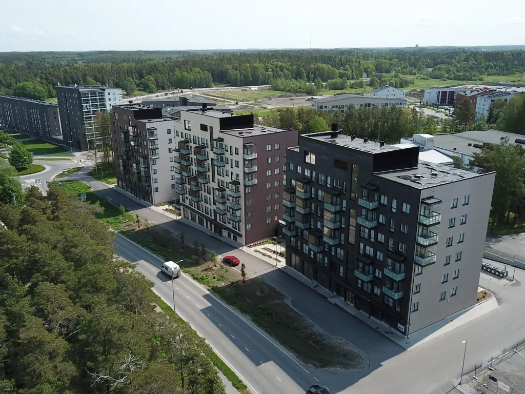 Vue aérienne - Apartment with Viennese System in Skanssi, Turku