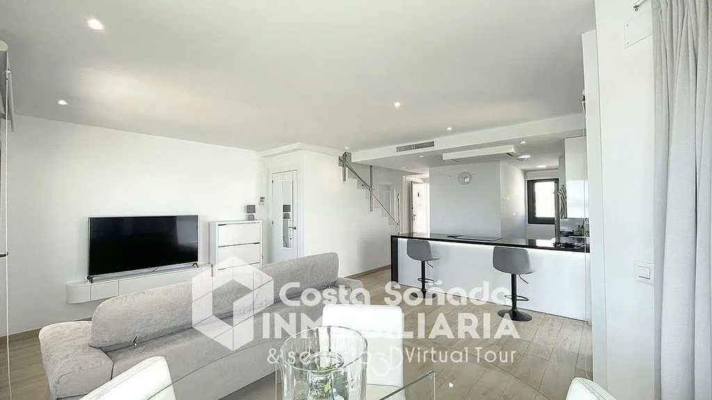 Soggiorno - Terraced Chalet with Pool in Finestrat