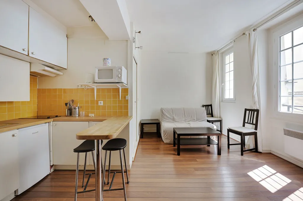 Cuisine - Studio Meublé au Calme à Paris 2ème