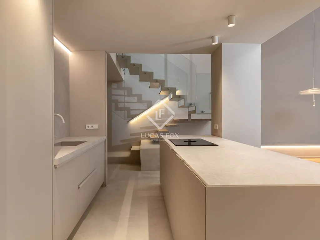 Cuisine - Penthouse in Renovated Palace, Girona