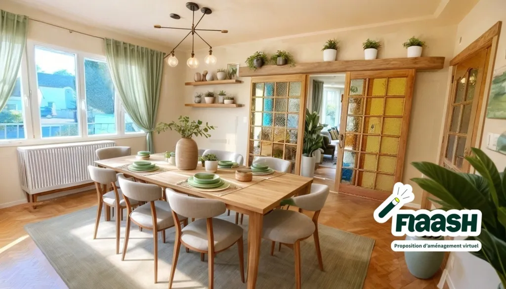 Salle à manger - Maison d'Architecte avec Atelier à Proximité du Centre
