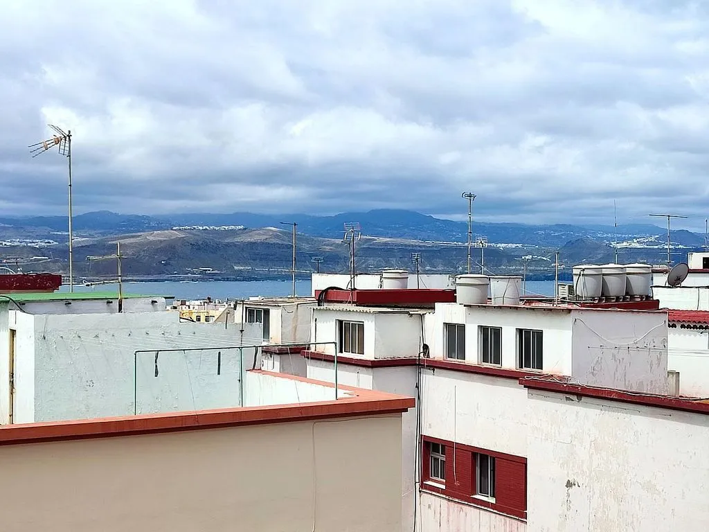 Terrasse - Furnished Apartment with Sea View in Isleta