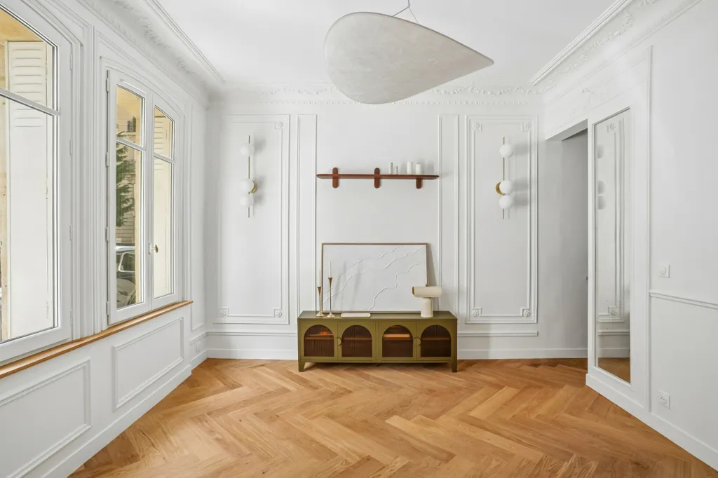 Recibidor - Haussmannian Flat with Seine View in Paris 16ème