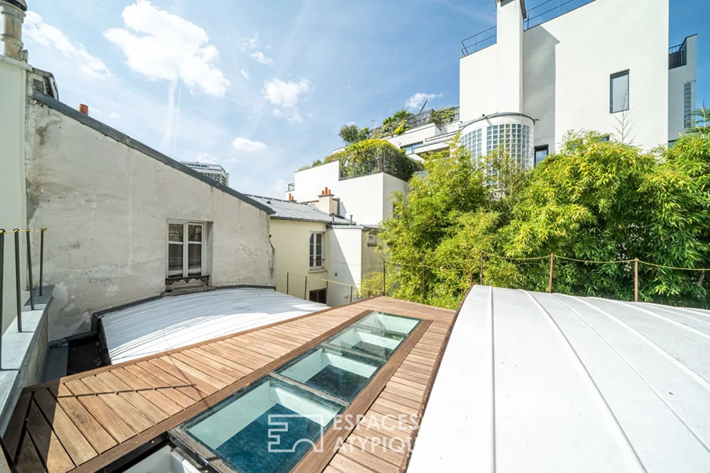 Terrass - Boat-Inspired Loft with Garden in Gobelins