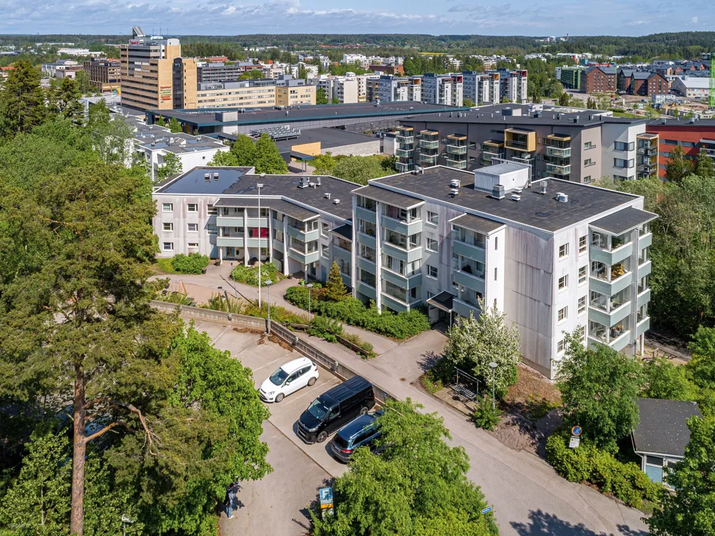 Aerial - Flat with Glazed Balcony in Espoo Centre