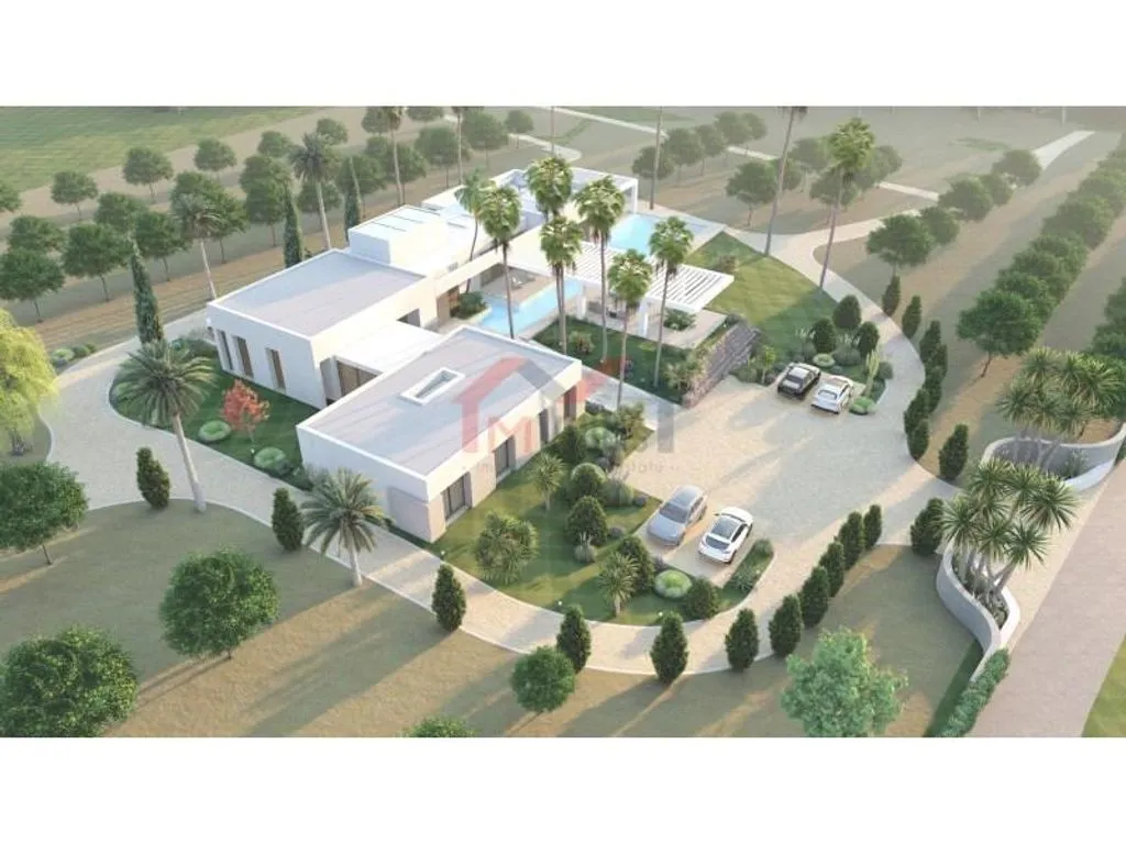 Vue aérienne - Approved Project Land with Beach Proximity in Quarteira