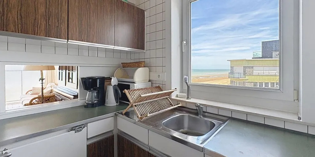 Köök - Corner Apartment with Sea View in Koksijde