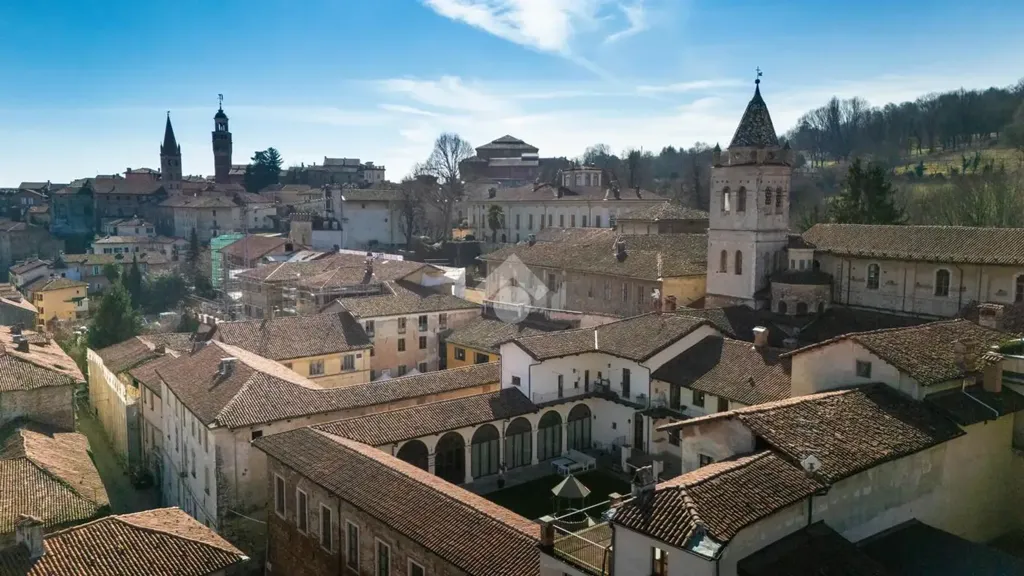 Vue aérienne - Historic Apartment with Terrace in Saluzzo
