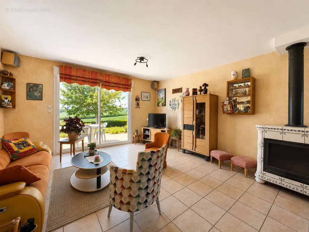 Séjour - Maison de Plain-Pied avec Terrasse Sud à Évrecy