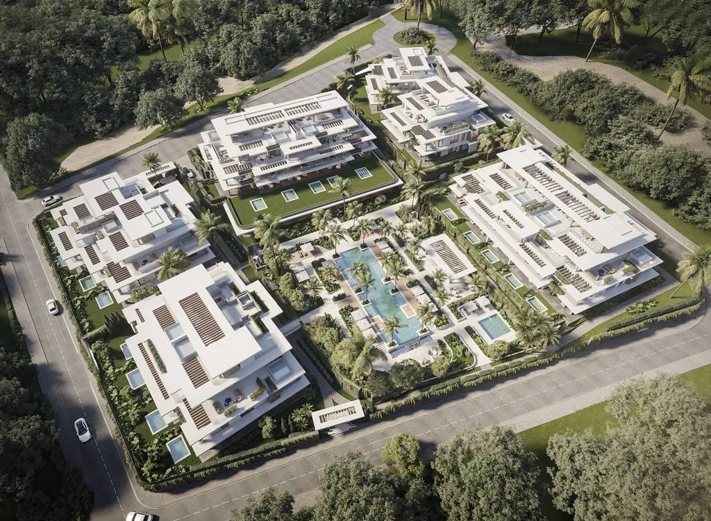 Aerial - Luxury Penthouse with Mountain View in Estepona