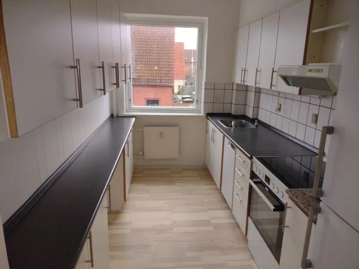 Cuisine - Renovated 1st Floor Flat in Odense C