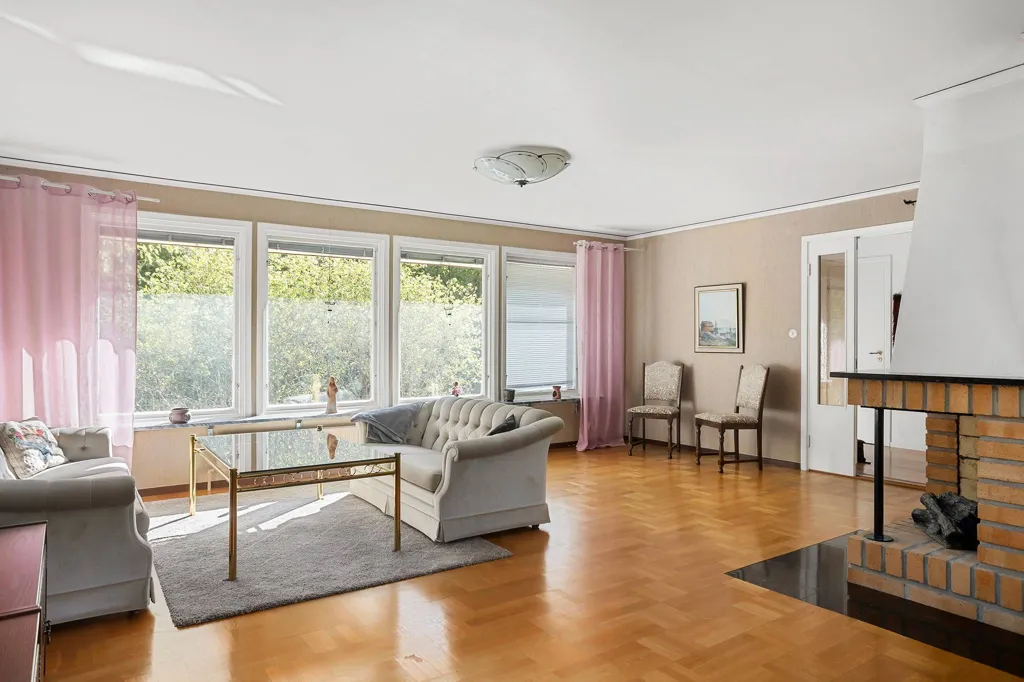 Soggiorno - 1-Storey Villa with Forest View in Hörvik