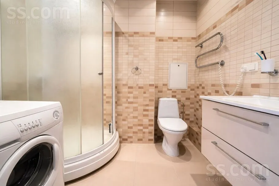 Salles de bain - 2-Bedroom Apartment with Park Views in Riga Centre