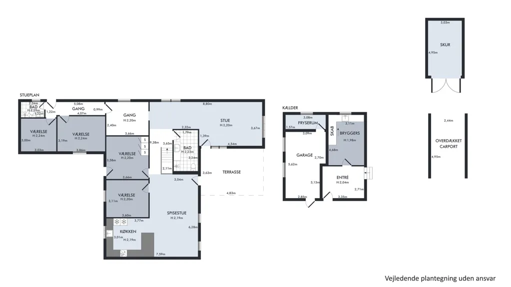 Plan - Villa with Garden near Silvsø, Haderslev