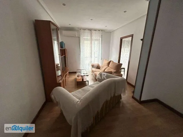 Living Room - Three-Bedroom Flat with Balcony in Latina