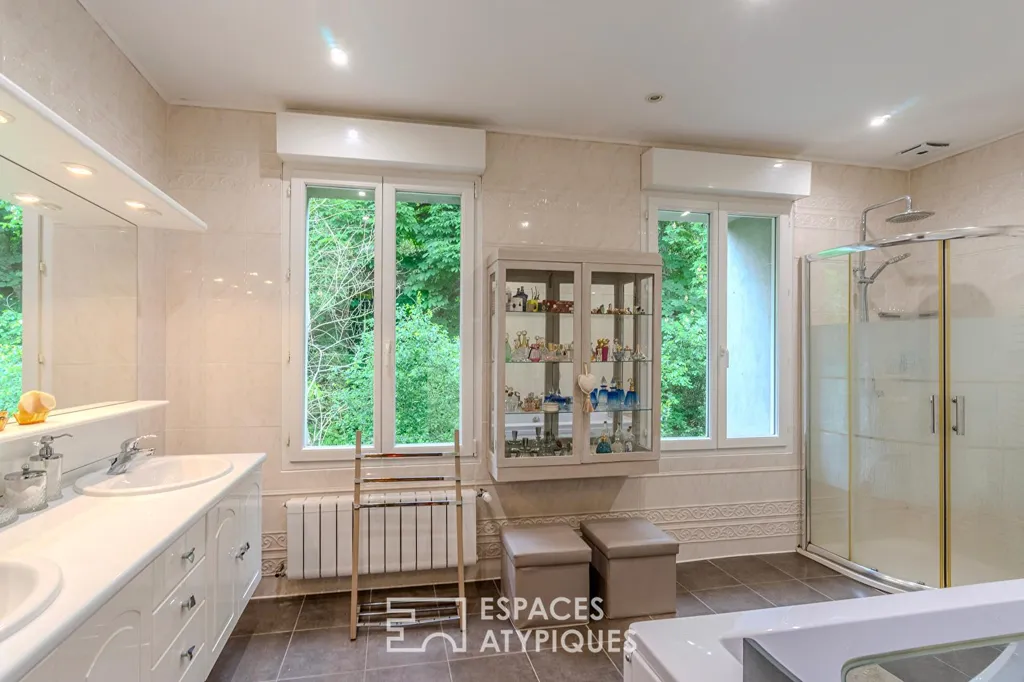 Bagni - Historic Millhouse with River View in Le Pallet