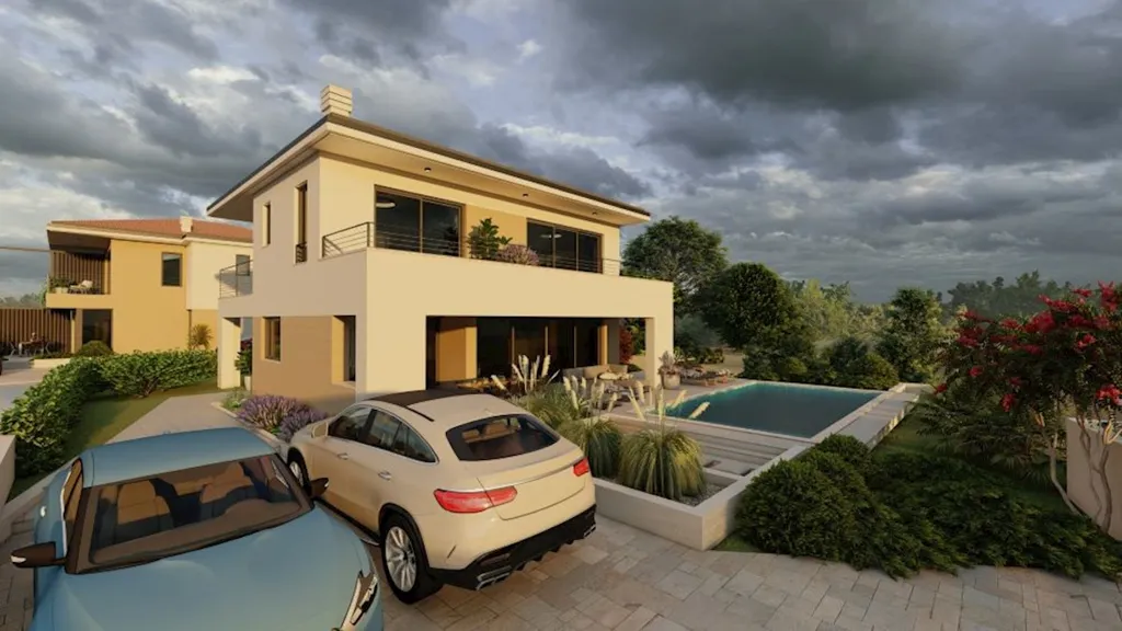Detached House Plot with Pool in Malinska