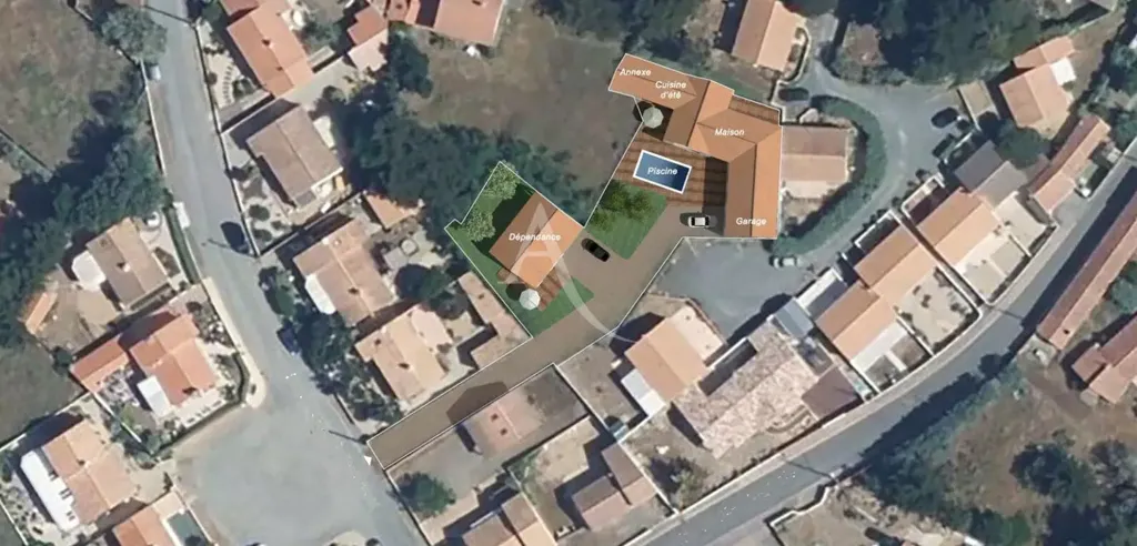 Vista aerea - Buildable Plot with Ocean Access in Bretignolles-sur-Mer