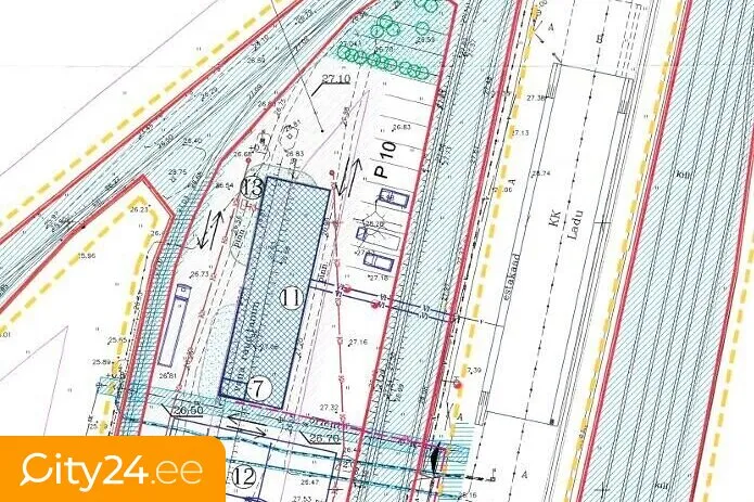 Planimetria - Industrial Premises with Detailed Plan in Maardu