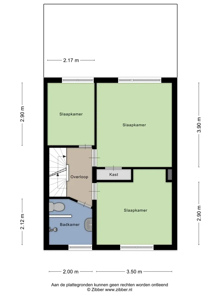 Plaan - Modernised Corner House with Garden in Middelburg