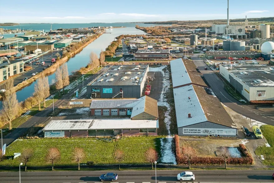 Vue aérienne - Commercial Plot with Strategic Location in Horsens