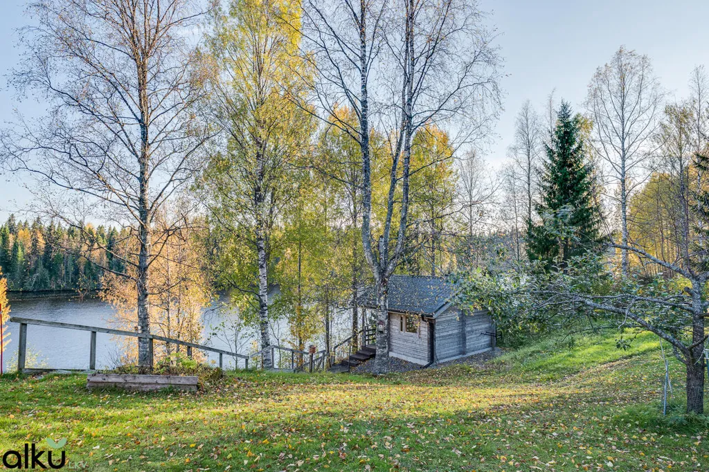 Jardin - Cottage with River View and Sauna in Muhos