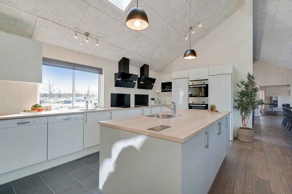 Cucina - Vacation Home with Pool near Grenå Strand