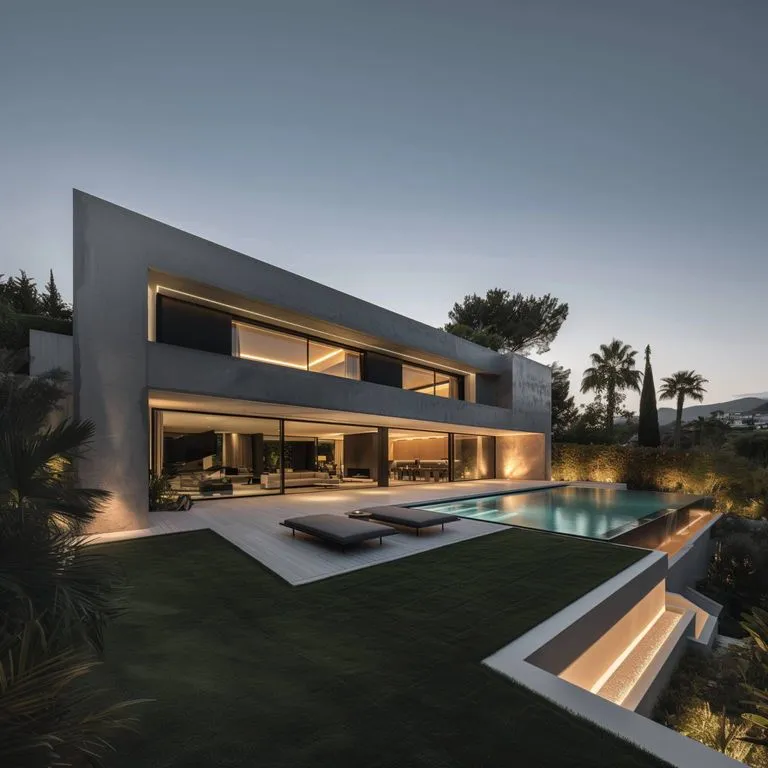 Piscina - Modern Villa with Pool in Estepona, Andalusia