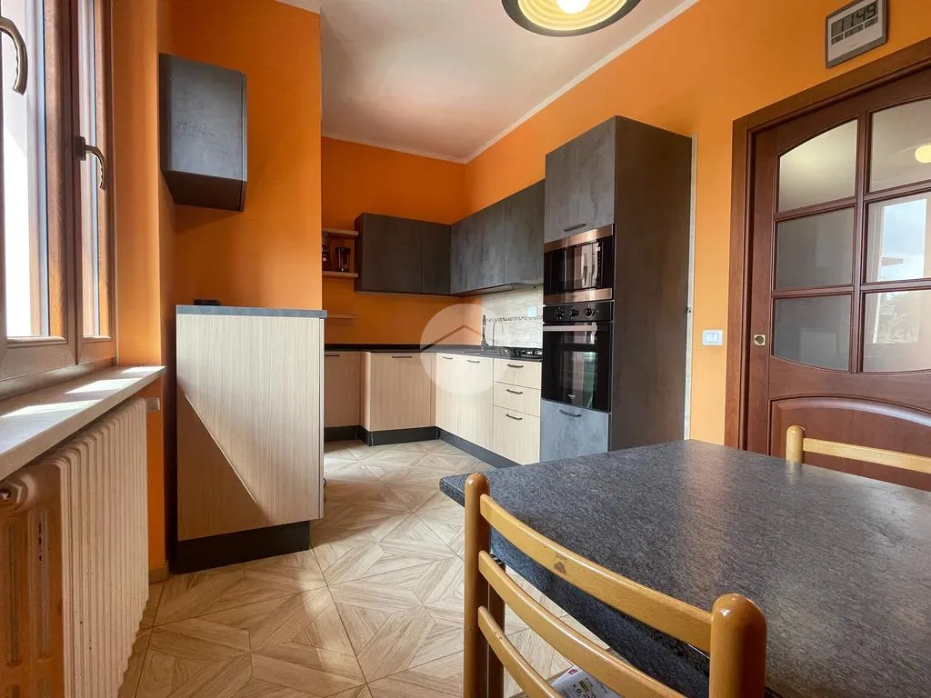 Kitchen - Retrofitted Villa with Balconies in Asti