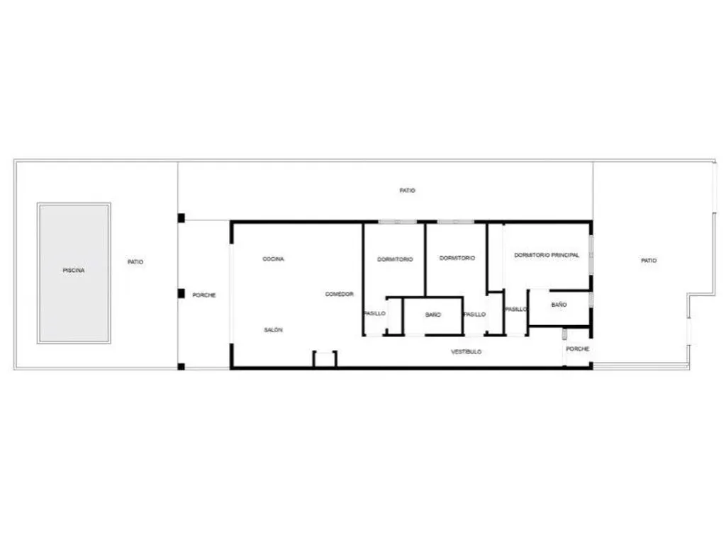 Planimetria - Luxury Villa with Pool in El Chaparral, Torrevieja