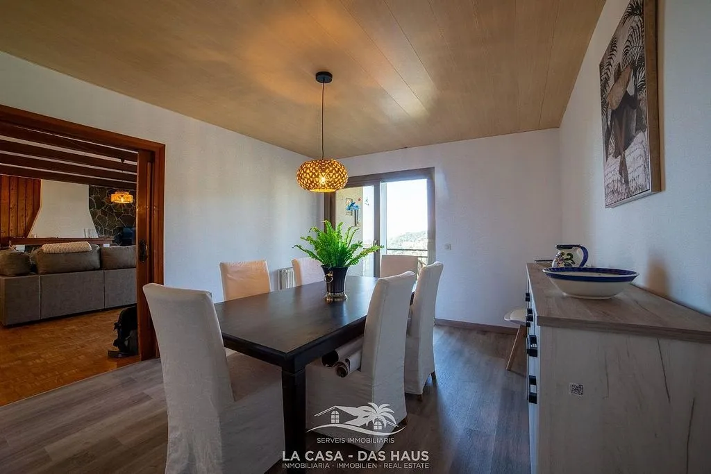 Salle à manger - Chalet with Sea View and Pool in Serra Brava