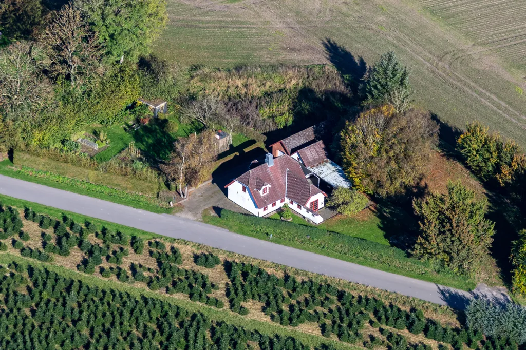 Vista aerea - Villa with Fireplace in Uldal, Vojens