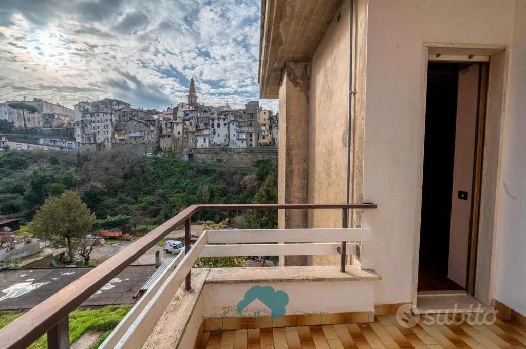 Balcony - Villa Portion with Courtyard in Poli