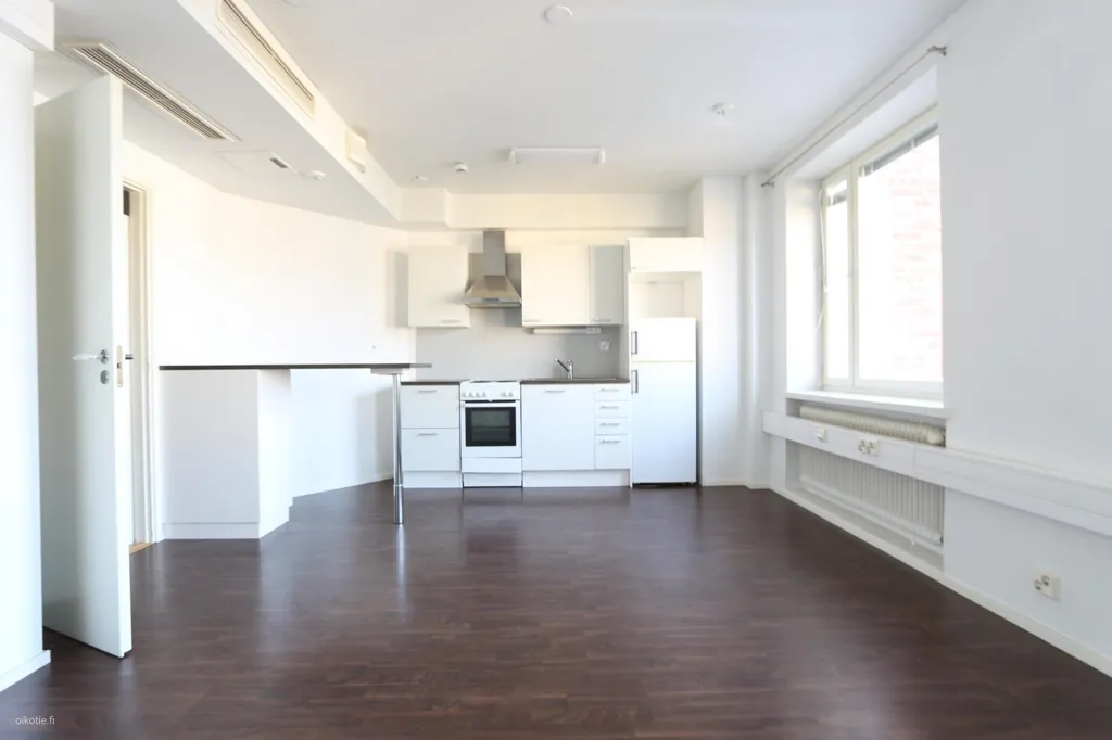 Living Room - Renovated Studio with Sauna in Jyväskylä Centre