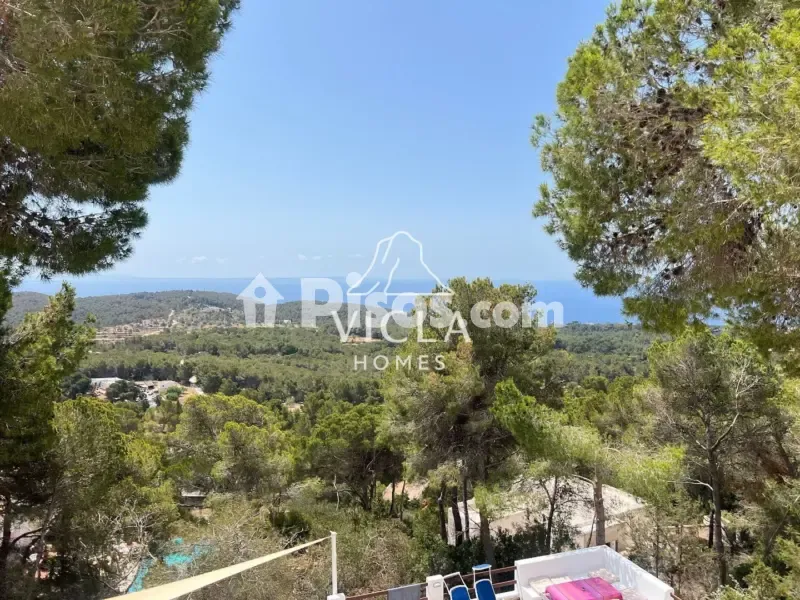 Terrass - Apartment with Sea View in Es Cubells