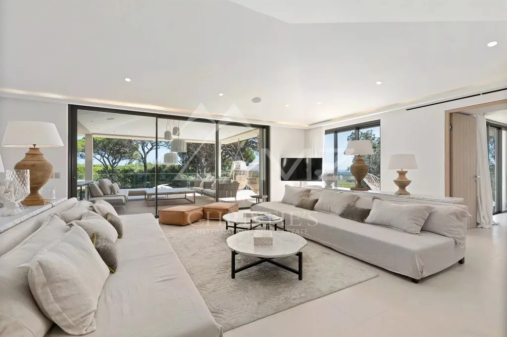 Soggiorno - Contemporary Villa with Pool in Ramatuelle