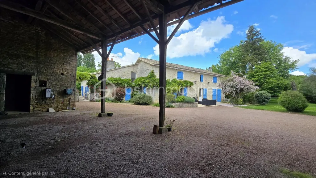 Aed - Longère with Pool in Vançais