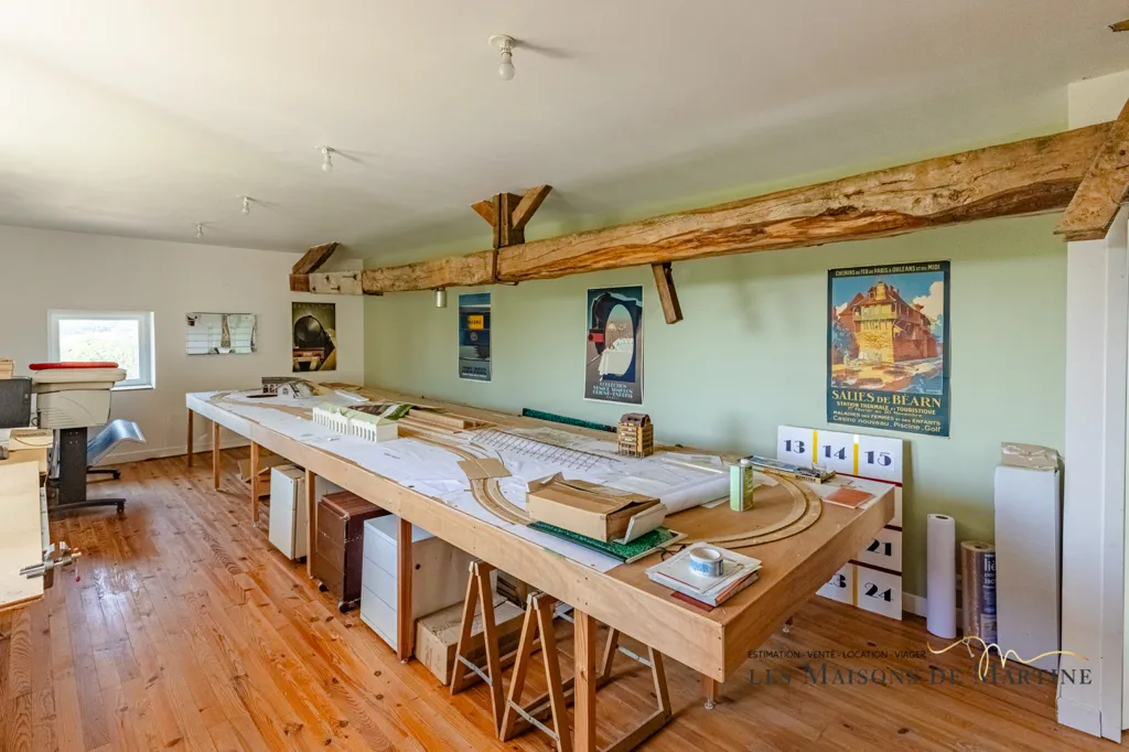Office - Character House with Pool in Mauvezin, Gers