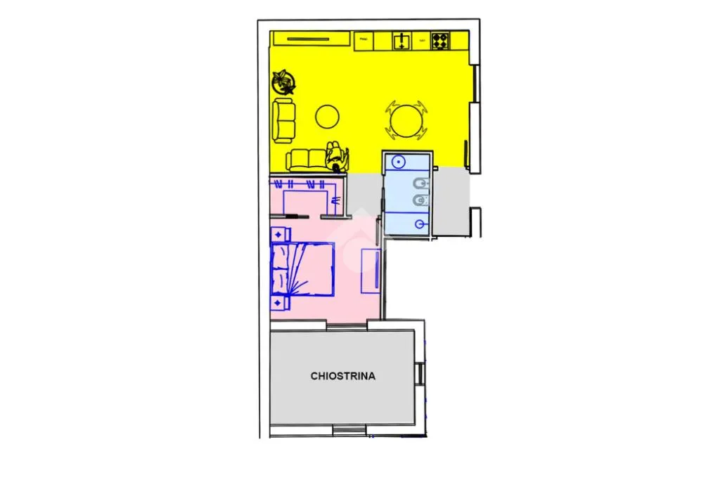Plaan - 2-Bedroom Apartment with Double Exposure in Manfredonia