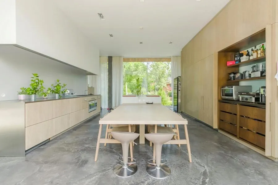Cuisine - Villa Contemporaine avec Vue Panoramique à Uccle