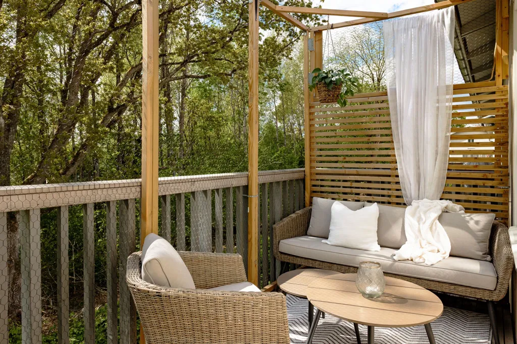 Terrasse - Apartment with Balcony near University in Växjö